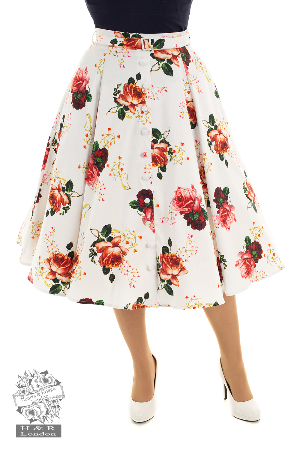 Florence Floral Swing Skirt